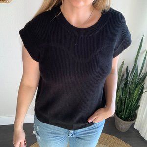 Oversized Knitted Vest